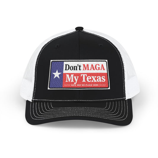 Don't MAGA My Texas Hat Snapback Trucker Cap — Political Statement Hat